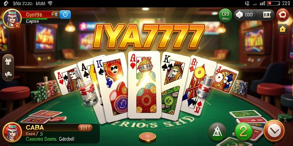 Antarmuka intuitif dan menarik dari game Capsa IYA777.