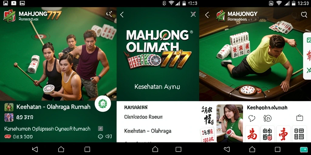 Tampilan antarmuka MAHJONG777 yang menarik dan fungsional.