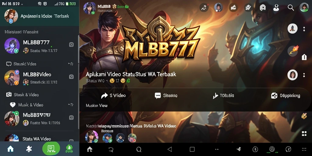Tampilan utama MLBB777 yang menarik dan mudah digunakan.