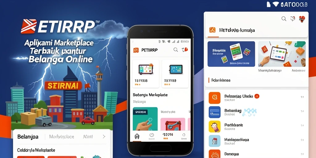 Tampilan antarmuka aplikasi PETIRRP dengan berbagai pilihan produk.